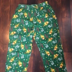 Mens Pj Pants SzM Lamp Leg Christmas Story Flannel